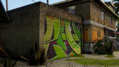 Graffiti for CJs Garage door pour GTA San Andreas Definitive Edition