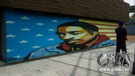 2Pac mural für GTA San Andreas Definitive Edition