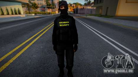 Azkaban Security Tactical Uniform 1 für GTA San Andreas