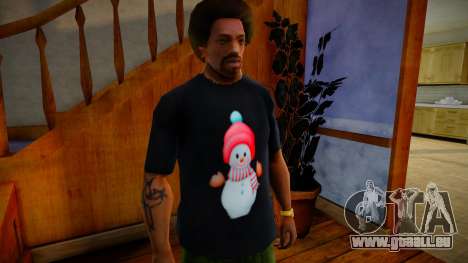 Snow Man T-Shirt pour GTA San Andreas