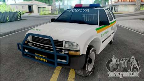 Chevrolet Blazer Policia pour GTA San Andreas