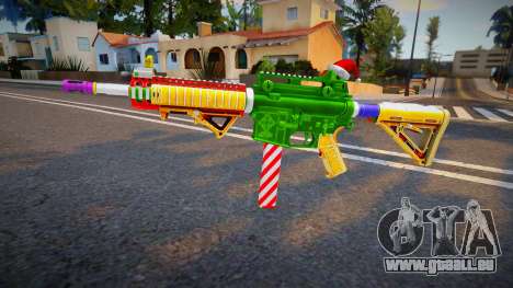 X-MAS Weapon - MP5 pour GTA San Andreas
