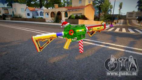 X-MAS Weapon - MP5 für GTA San Andreas