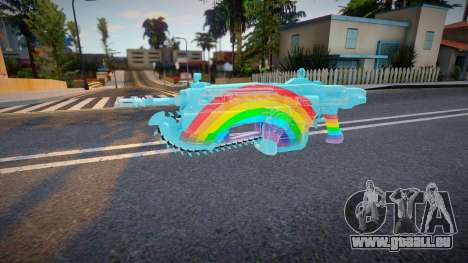 Rainbow weapon - M4 pour GTA San Andreas