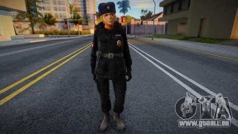 Mädchen in Polizeiuniform für GTA San Andreas