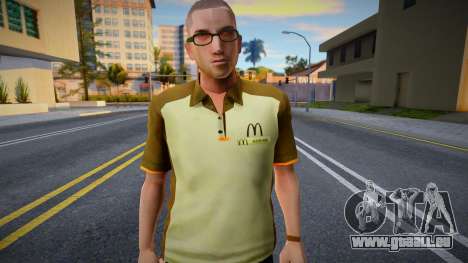 Pracownik McDonalds pour GTA San Andreas