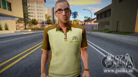 Pracownik McDonalds für GTA San Andreas