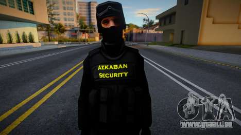 Azkaban Security Tactical Uniform 1 für GTA San Andreas