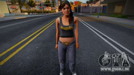 Vagos Girl from GTA V 3 pour GTA San Andreas