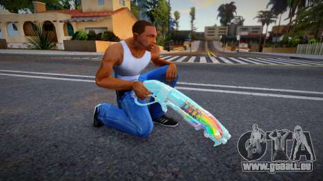 Rainbow weapon - shotgspa für GTA San Andreas