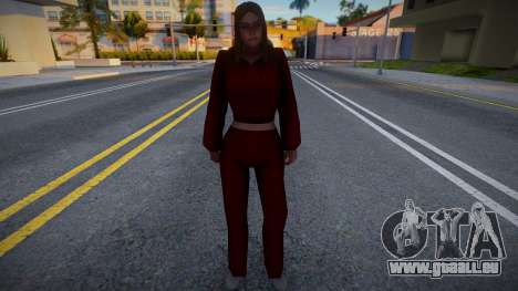 Fille en survêtement rouge pour GTA San Andreas