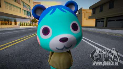 Animal Crossing - Blue Bear für GTA San Andreas