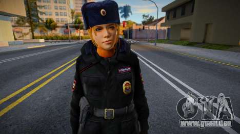 Fille en uniforme de police pour GTA San Andreas