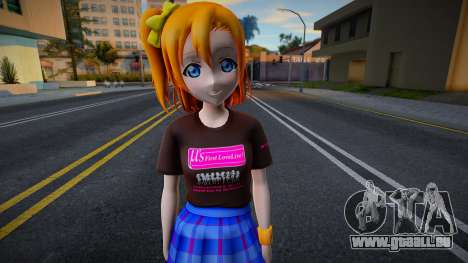 Love Live - Tshirt 95 pour GTA San Andreas