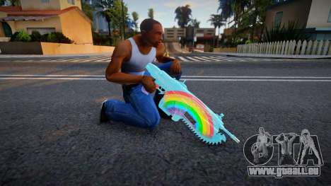 Rainbow weapon - M4 für GTA San Andreas