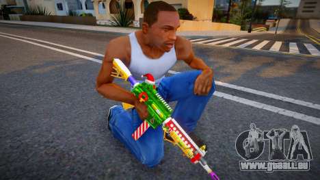X-MAS Weapon - MP5 für GTA San Andreas