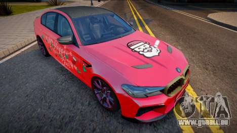 BMW M5 CS (New Year Edition) pour GTA San Andreas