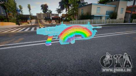 Rainbow weapon - M4 für GTA San Andreas