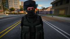 Un homme en uniforme sokol du ministère de l’Intérieur pour GTA San Andreas