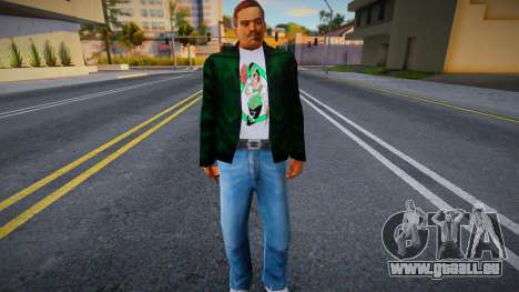 Un homme en T-shirt à la mode pour GTA San Andreas
