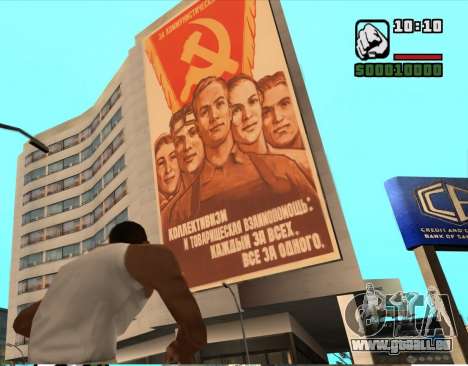 Plakat der UdSSR für GTA San Andreas