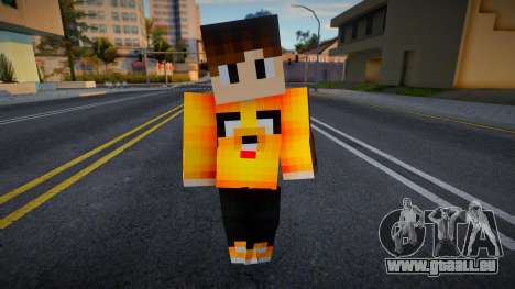 Minecraft Boy Skin 18 pour GTA San Andreas