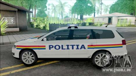 Volkswagen Passat B6 Politia Romana pour GTA San Andreas