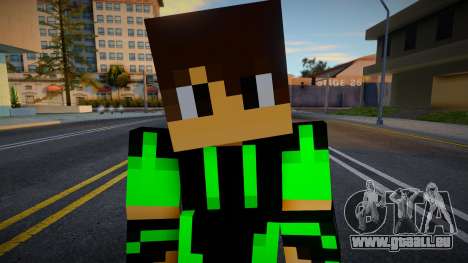 Minecraft Boy Skin 22 für GTA San Andreas