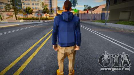 Un homme en veste bleue pour GTA San Andreas
