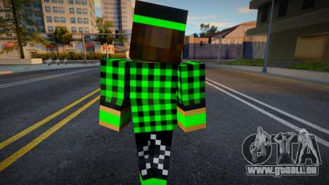 Minecraft Boy Skin 24 pour GTA San Andreas