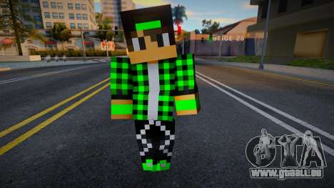 Minecraft Boy Skin 24 pour GTA San Andreas