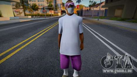 Ballas1 in einer Schutzmaske für GTA San Andreas