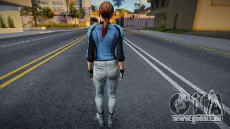 RE5 Jill Valentine BSAA No Gear Skin pour GTA San Andreas