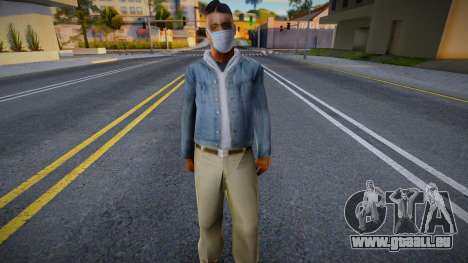 Male01 dans un masque de protection pour GTA San Andreas