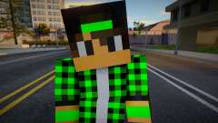 Minecraft Boy Skin 24 für GTA San Andreas