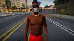 Bmybe dans un masque de protection pour GTA San Andreas