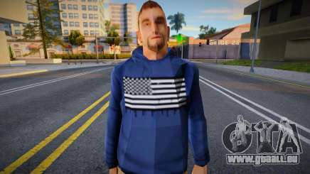 Ein Mann in blauer Jacke für GTA San Andreas