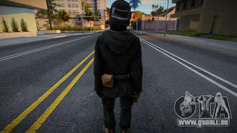 Black Soldier Skin pour GTA San Andreas