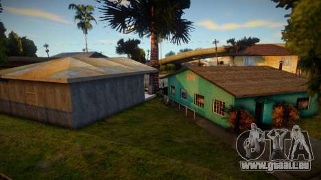 Gangton Houses RETEXTURED für GTA San Andreas
