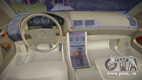 Mercedes-Benz W140 S600 Tun pour GTA San Andreas