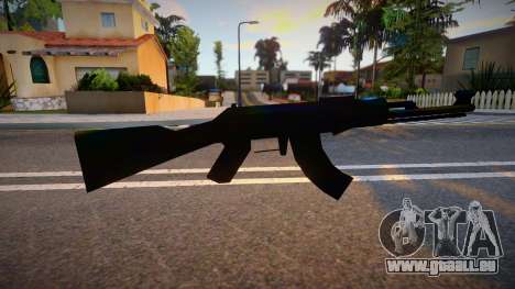 Iridescent Chrome Weapon - AK47 pour GTA San Andreas