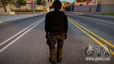 Afro-Américain en marche pour GTA San Andreas