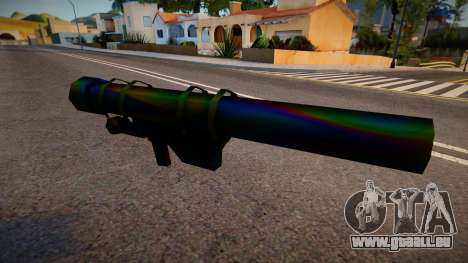 Iridescent Chrome Weapon - Heatseek für GTA San Andreas