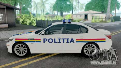 BMW M5 E60 Politia Romana pour GTA San Andreas