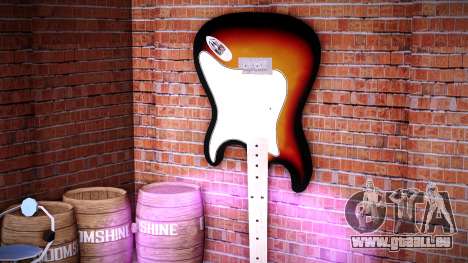 Fender Stratocaster Triple pour GTA Vice City