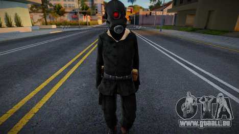 Black Soldier Skin pour GTA San Andreas