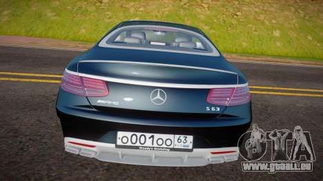 Mercedes-Benz S63 AMG Coupe (RUS Plate) pour GTA San Andreas