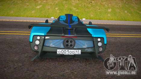 Pagani Zonda Cinque (RUS Plate) pour GTA San Andreas