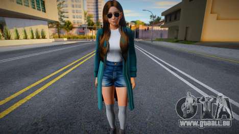 Mai Shiranui Korean Style Long Hair (trial Versi pour GTA San Andreas