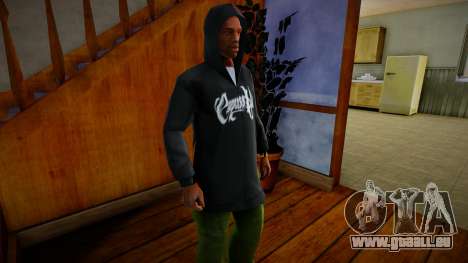 Black Cypress Hill Hoodie pour GTA San Andreas